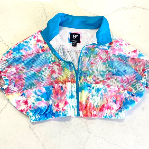 REDFOX Nylon Tie Dye Colorful Jacket Size Med - Picture 2 of 10